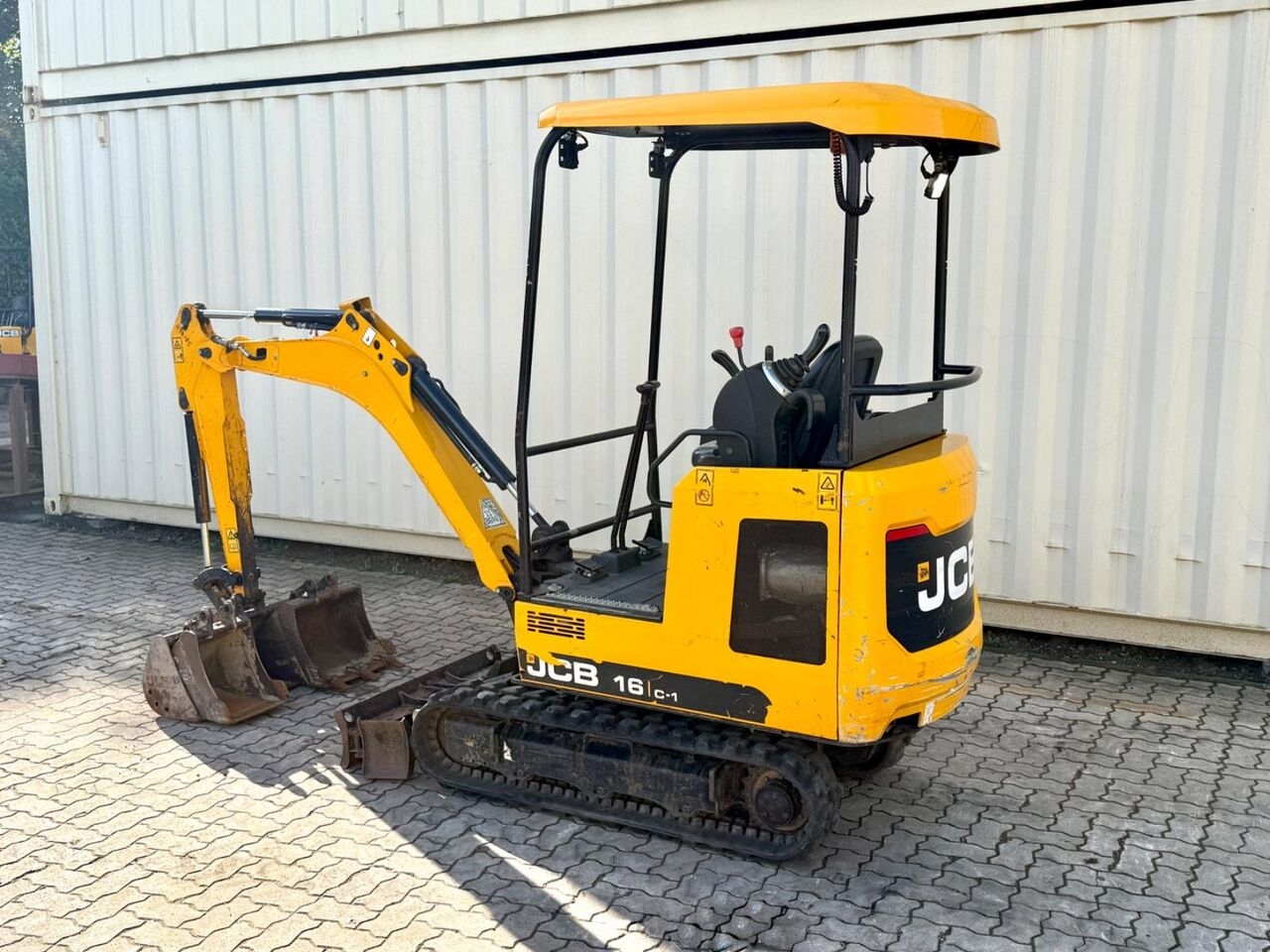 Minigraafmachine JCB 16C-1 / 2022 BJ/ 837 H / 3 x Löffel- Photo 3