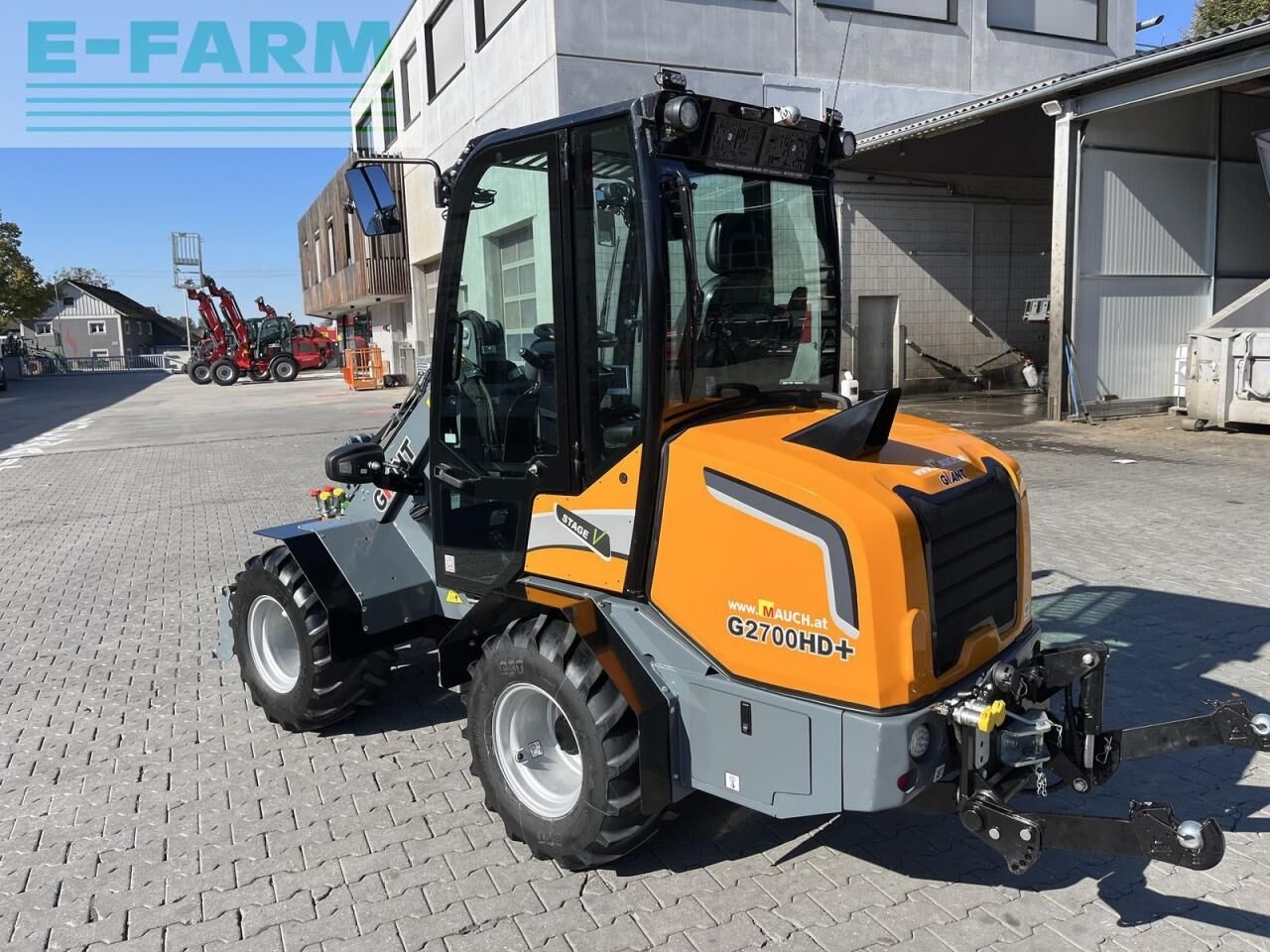 Minibagger Giant 2700 hd+ mit kabine euro & heckhydraulik kat 2- Photo 2