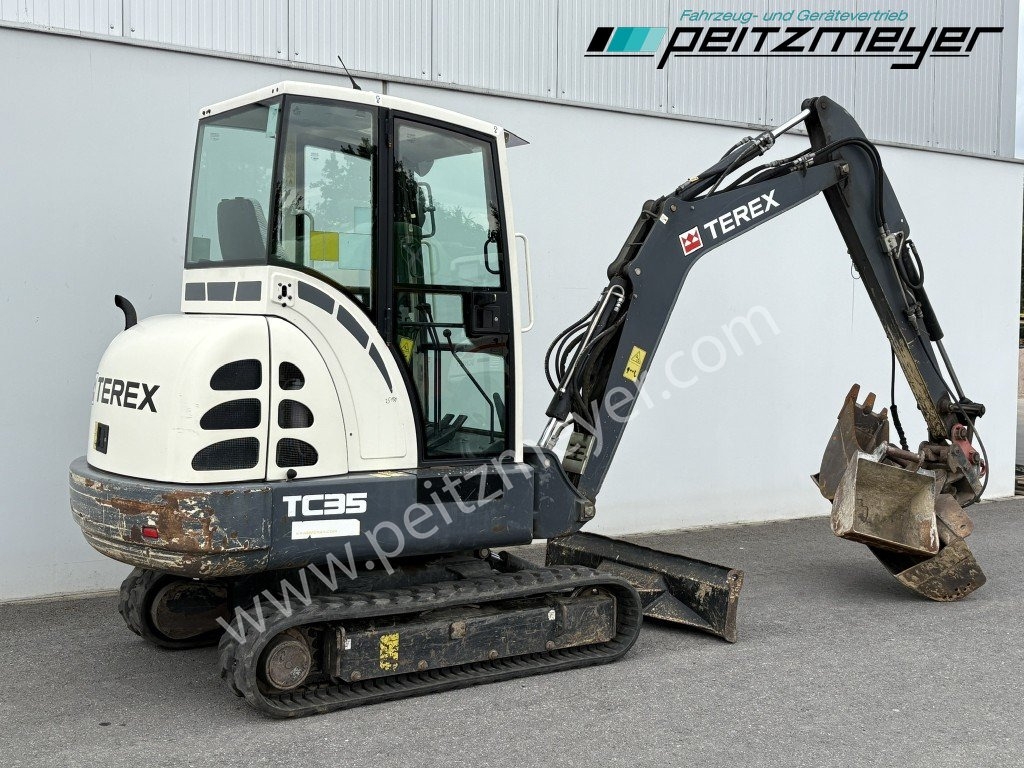 Mini excavator TEREX MINIBAGGER TC 35 mit hydr. Schwenklöffel 1.300 mm TEREX MINIBAGGER TC 35 mit hydr. Schwenklöffel 1.300 mm- Photo 3