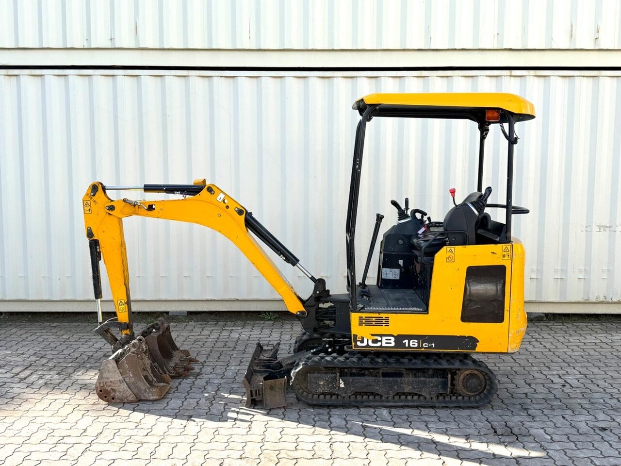 Minigraafmachine JCB 16C-1 / 2022 BJ/ 837 H / 3 x Löffel- Photo 2