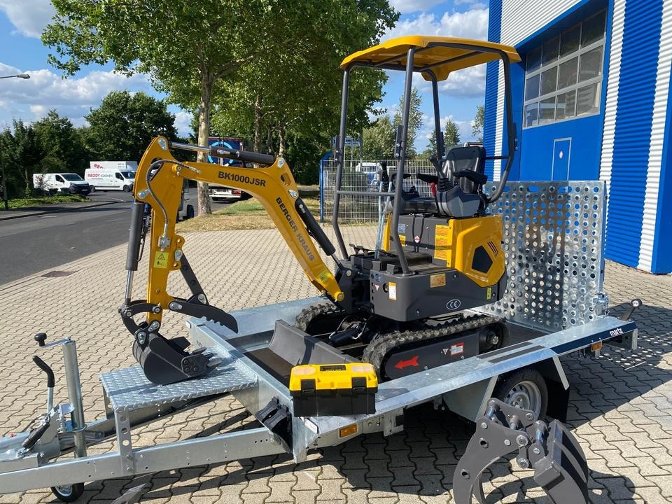 Minibagger Minibagger BK1000JSR + Tieflader + Zubehör *HERBSTAKTION*INKL.19% MWST*BERGER KRAUS*VERSTELLFAHRWERK* Minibagger BK1000JSR + Tieflader + Zubehör *HERBSTAKTION*INKL.19% MWST*BERGER KRAUS*VERSTELLFAHRWERK*- Photo 3