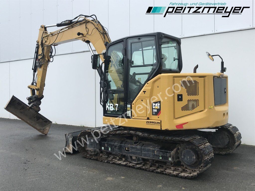 Mini excavator CAT Kurzheckbagger 308-07 ECR Powertilt- Photo 3