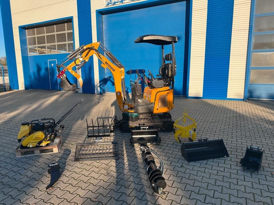 Mini pelle Minibagger BK1350JSR + Rüttelplatte + Kleines Zubehörpaket *INKL.19% MWST*BERGER KRAUS*KUBOTA*VERSTELLFAHRWERK*SOFORT!*- Photo 2