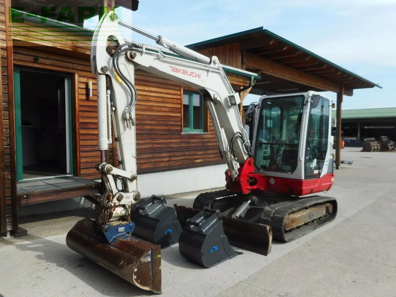 Minigraafmachine Takeuchi tb 250 ( 4.965kg ) powertilt hydr. sw 3 löffel- Photo 2