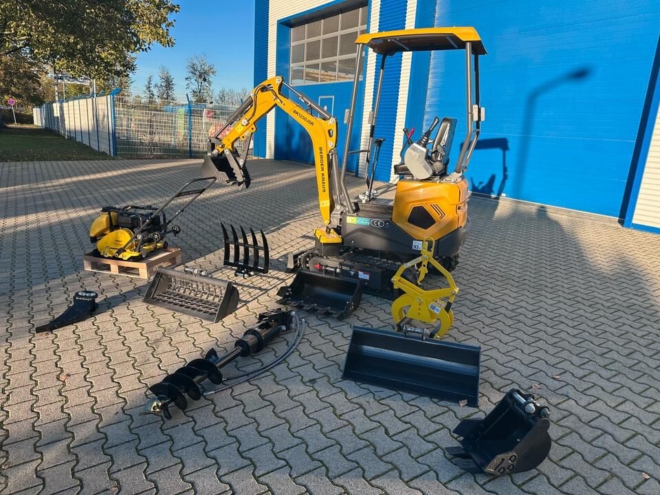 Minibagger Minibagger BK1250JSR + Rüttelplatte + Kleines Zubehörpaket *INKL.19% MWST*BERGER KRAUS*KUBOTA*VERSTELLFAHRWERK*SOFORT!*- Photo 3