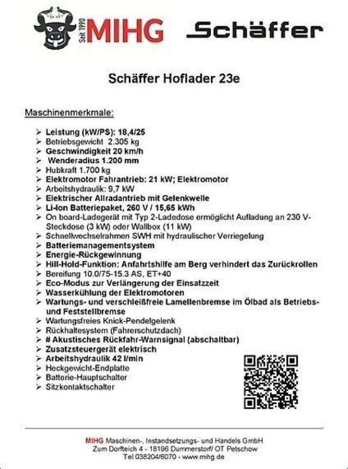 Minibagger Schäffer 23e mit kabine- Photo 3