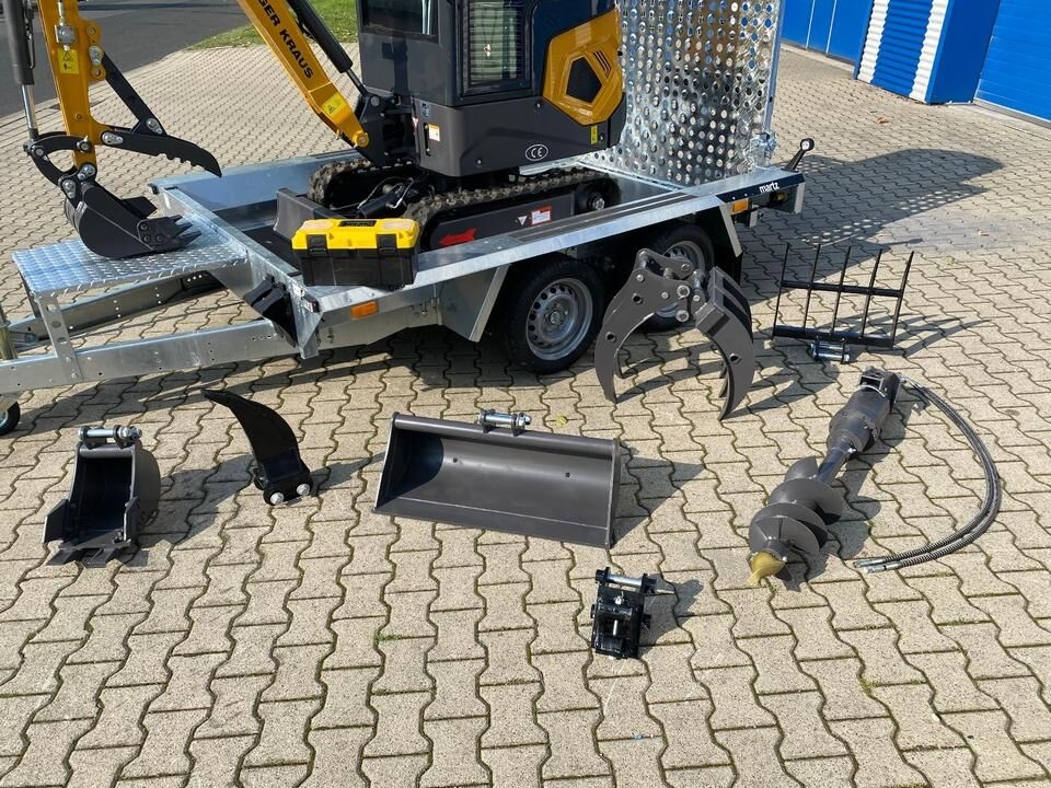 Minibagger Minibagger BK1250KJSR + Tieflader + Zubehör *INKL.19% MWST*BERGER KRAUS*VERSTELLFAHRWERK* KUBOTA*SOFORT!* Minibagger BK1250KJSR + Tieflader + Zubehör *INKL.19% MWST*BERGER KRAUS*VERSTELLFAHRWERK* KUBOTA*SOFORT!*- Photo 2