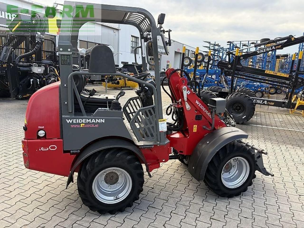 Minibagger Weidemann 1160 mit euro 30km/h hochdruckfahrantrieb- Photo 3