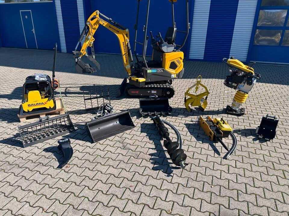 Minibagger Minibagger BK1250JSR + Rüttelplatte + Stampfer + Großes Zubehörpaket *INKL.19% MWST*BERGER KRAUS*KUBOTA*VERSTELLFAHRWERK*SOFORT!*- Photo 3