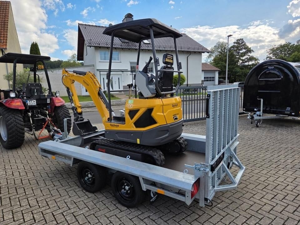 Minibagger Minibagger 1,8t Schnellwechsler Löffelpaket Kabine Anhänger Minibagger 1,8t Schnellwechsler Löffelpaket Kabine Anhänger- Photo 3