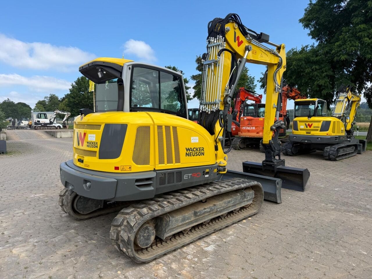 Minibagger Wacker ET 90, Bj 25, 300 BH, hydr. VA, Powertilt HS08- Photo 3
