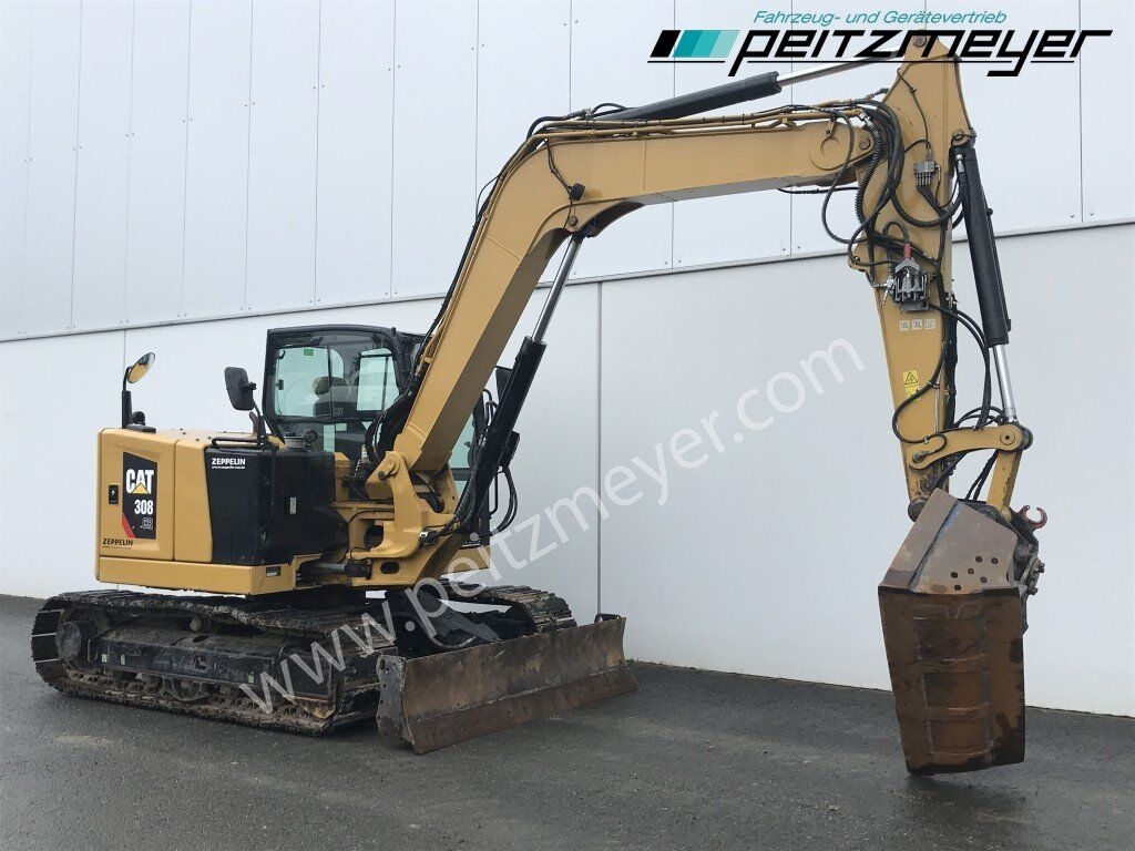 Mini excavator CAT Kurzheckbagger 308-07 ECR Powertilt- Photo 2