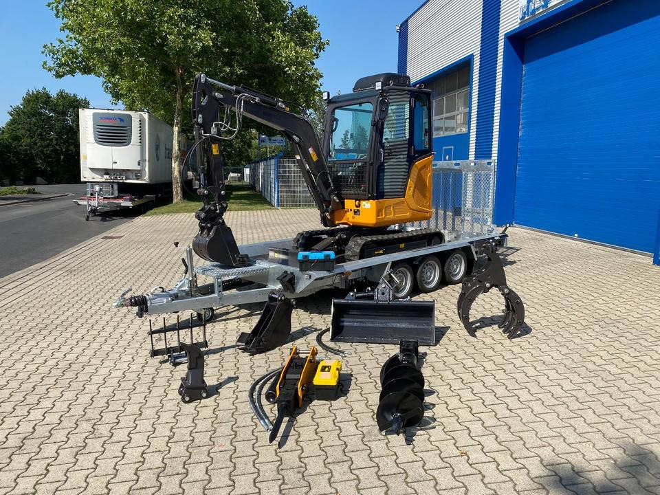 Minibagger Minibagger BK2800ASR + Tieflader + Zubehör *INKL.19% MWST*BERGER KRAUS*KUBOTA*SCHWENKARM* VERSTELLFAHRWERK*KLIMA* Minibagger BK2800ASR + Tieflader + Zubehör *INKL.19% MWST*BERGER KRAUS*KUBOTA*SCHWENKARM* VERSTELLFAHRWERK*KLIMA*- Photo 2