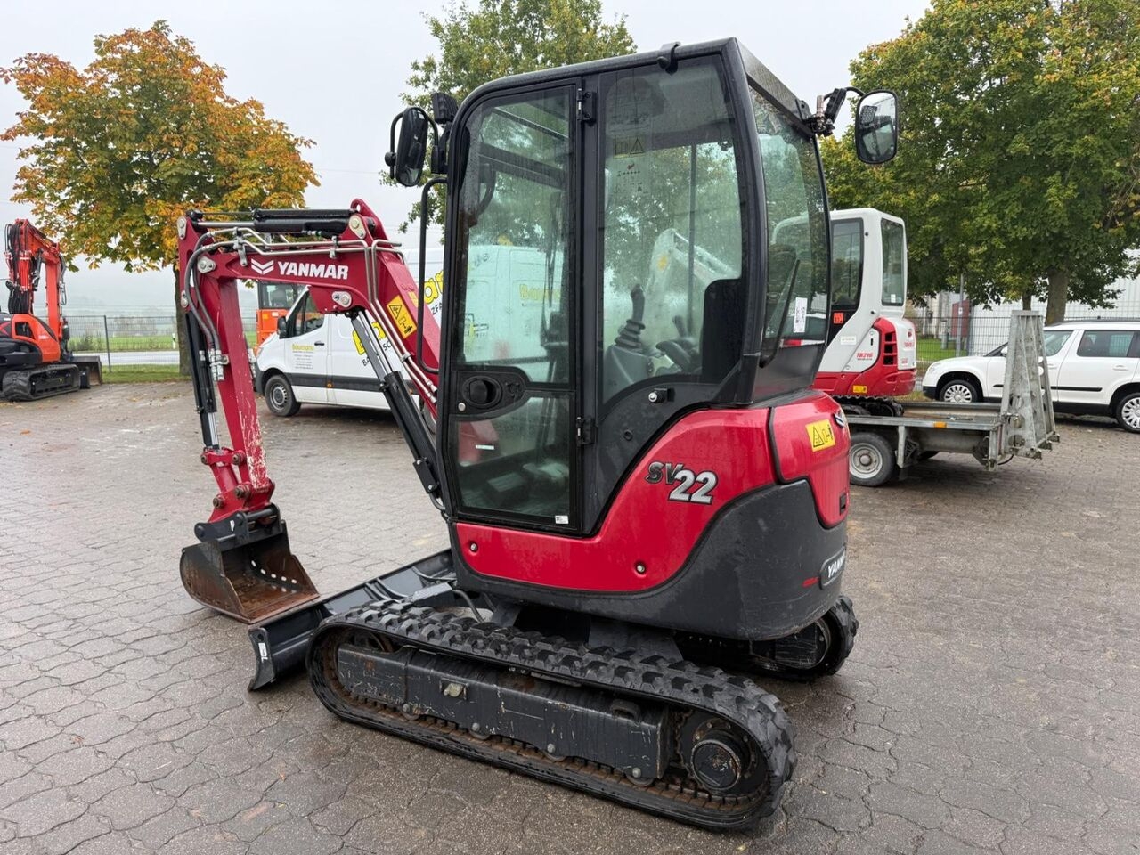 Minibagger Yanmar SV 22, BJ 24, 296 BH, MS03, TL, 2-fach Hydr.- Photo 2