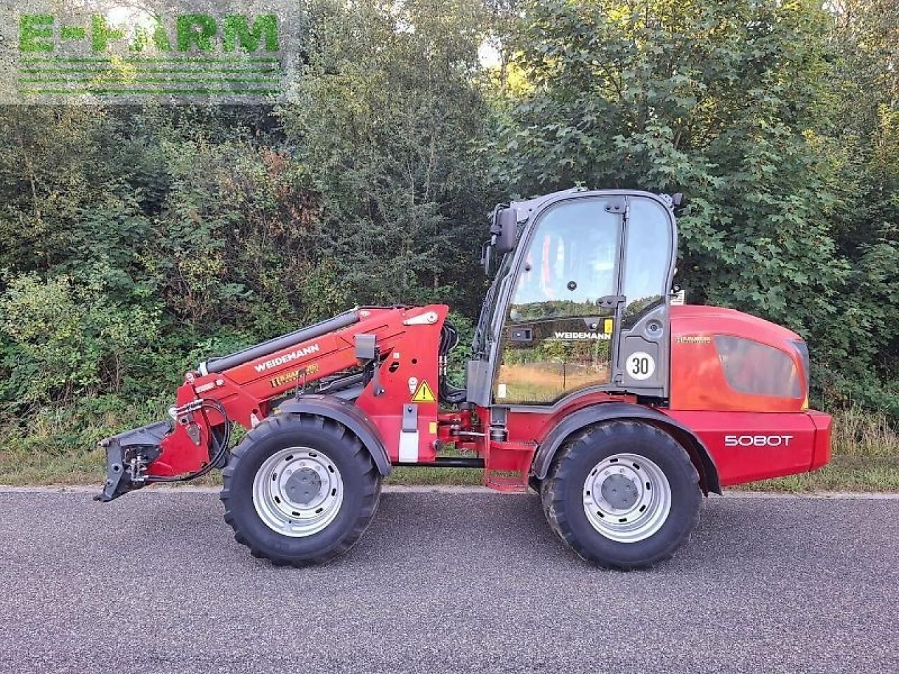 Mini pelle Weidemann 5080 t- Photo 2