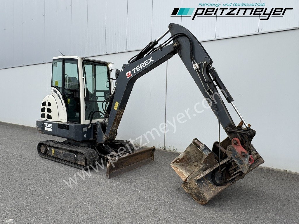 Mini excavator TEREX MINIBAGGER TC 35 mit hydr. Schwenklöffel 1.300 mm TEREX MINIBAGGER TC 35 mit hydr. Schwenklöffel 1.300 mm- Photo 2