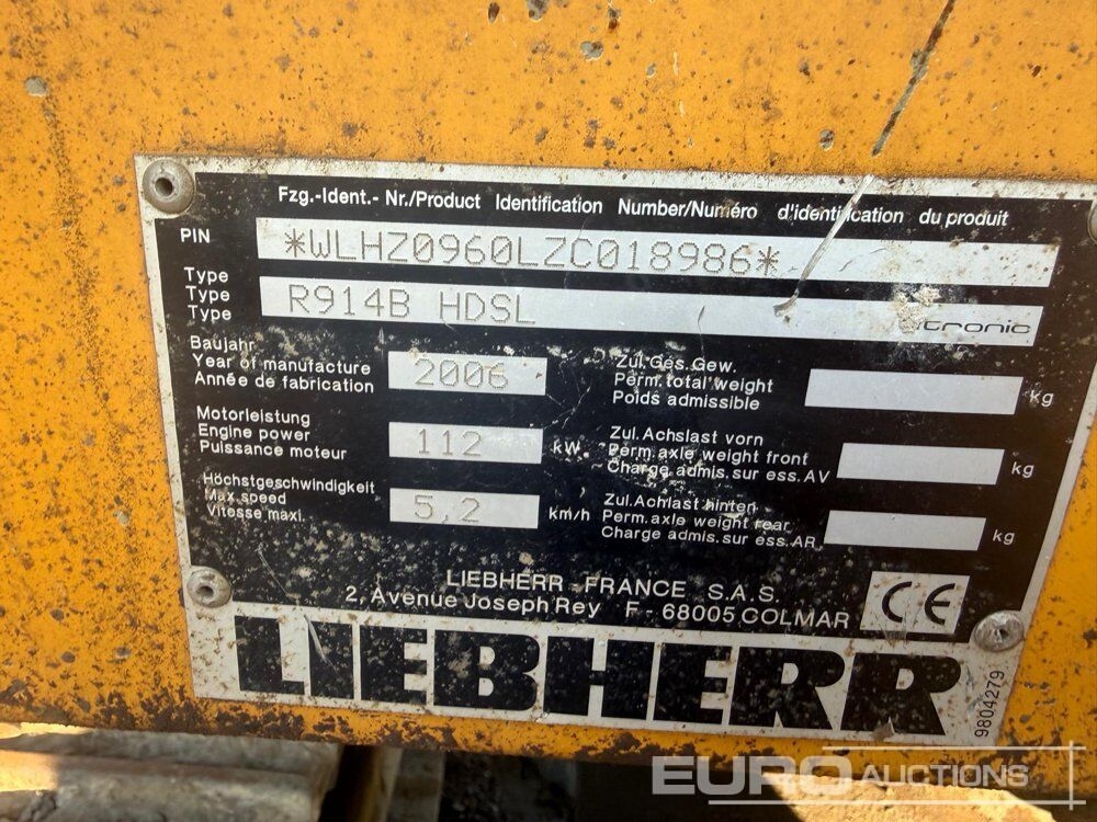 Excavator Liebherr R914B- Photo 3